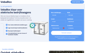 Maak gebruik van opvallende kleuren zodat je de bezoeker kunt richting de gewenste conversie