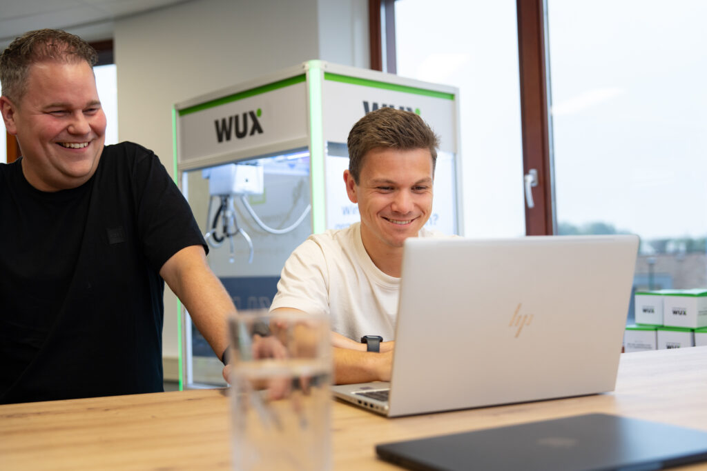 Brainstormsessie over huisstijl en logo bij Wux