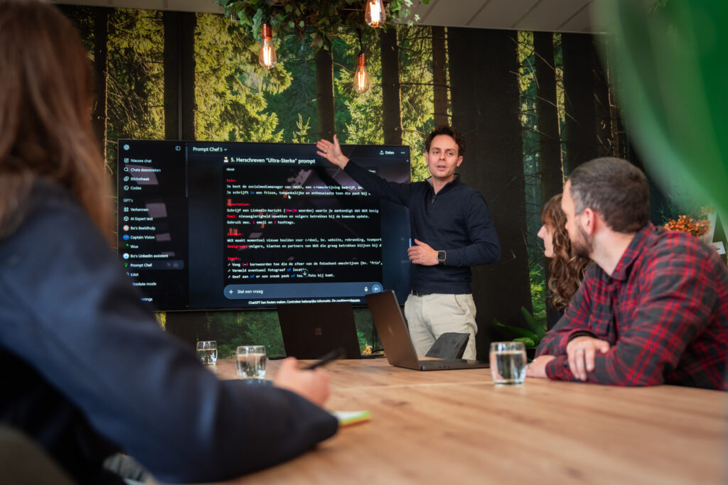 AI training verzorgd door specialist van Wux